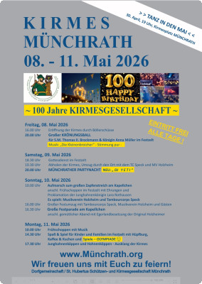 100 Jahre KIRMESGESELLSCHAFT MÜNCHRATH