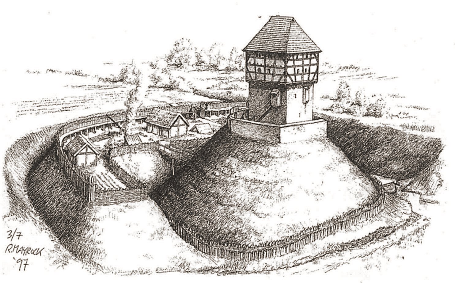 Darstellung einer Motte