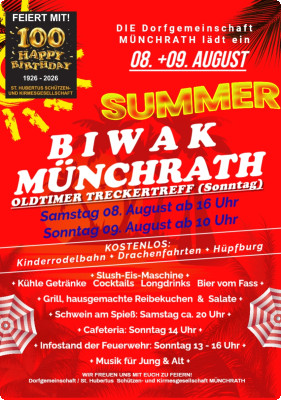 38. MÜNCHRATHER BIWAK + 21. Oldtimer TRECKERTREFF