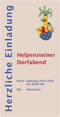 Helpensteiner Dorfabend 2024